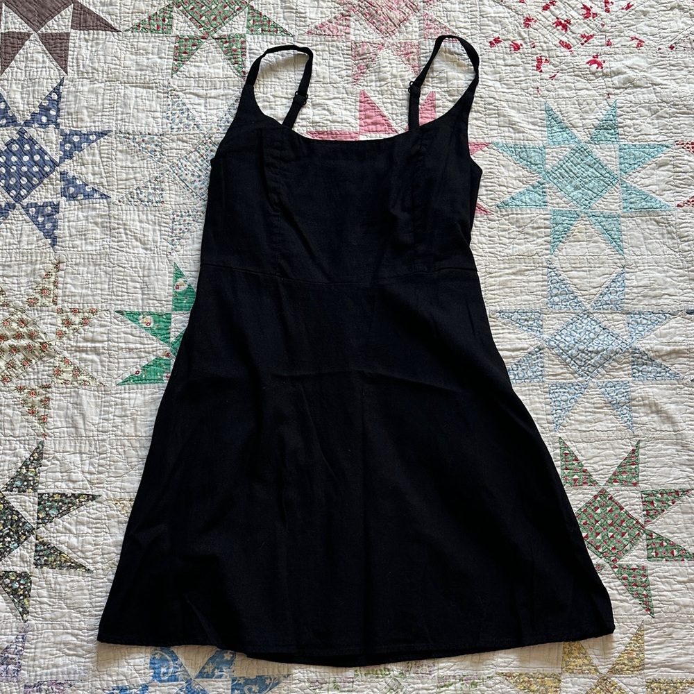 Old Navy Linen Little Black Dress